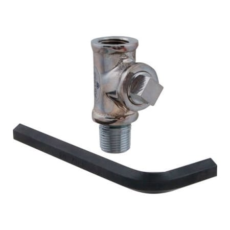 Allpoints Tee, Rigid, Chrome, Leadfree For T&S Brass & Bronze Works 1111299